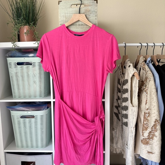 Shore Brand  |  Palermo Faux Wrap Dress Fandango Pink Size Medium NWT   SOLD OUT - Picture 13 of 15